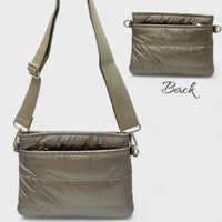 Puffer Shoulder  Crossbody Bag Purse