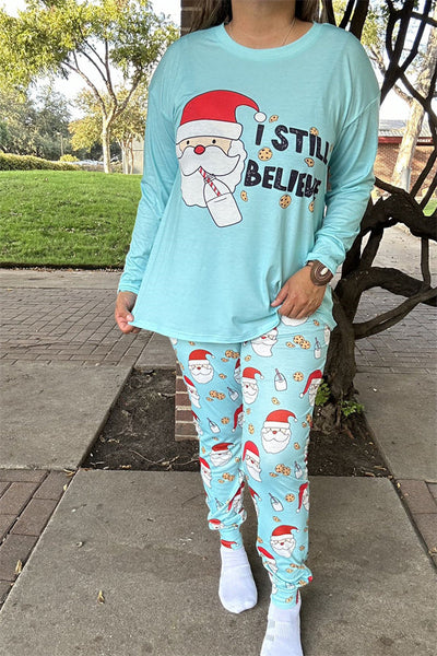 "I STILL BELIEVE" Santa Claus pajamas sets