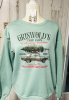 SEAFOAM GRISWOLD'S SWEATSHIRT SIZE LARGE