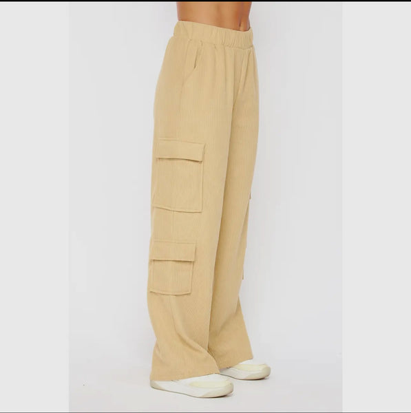 CORDUROY CARGO PANTS