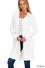 IVORY LONG SLEEVE THIGH LENGTH CARDIGAN