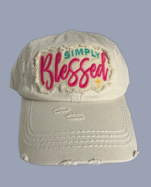 IVORY SIMPLY BLESSED HAT