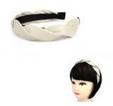 LEATHER TWISTED HEADBANDS