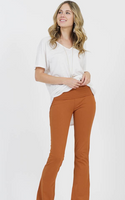 ALMOND FLARE YOGA PANTS