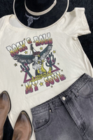 ROCK N ROLL SAVED MY SOUL CREAM T SHIRT