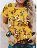 MEDIUM MUSTARD COWGIRL SHIRT SET