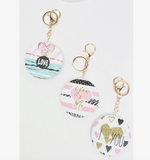 LOVE THEME POCKET MIRROR KEYCHAIN