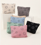 CORDUROY SMILEY COSMETIC BAGS