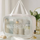 TRANSPARENT LARGE WASHBAG TOILETRY BAG