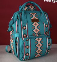 TURQUOISE AZTEC WRANGLER CALLIE BACKPACK