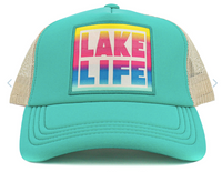 RETRO STYLE LAKE LIFE TRUCKER HAT