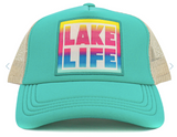 RETRO STYLE LAKE LIFE TRUCKER HAT