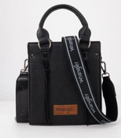 BLACK WRANGLER SMALL TOTE BAG