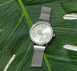 SILVER MESH MAGNETIC WATCHES