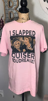 I SLAPPED OUISER JEWELED T SHIRT