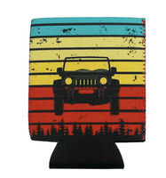 COLORFUL JEEP DRINK SLEEVE