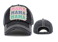 BLACK CLOTH MAMA X3 HAT