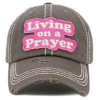 LIVING ON A PRAYER COTTON HAT