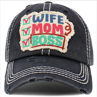 WIFE MOM BOSS COTTON HAT