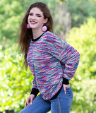 MULTI COLOR KNIT SWEATER