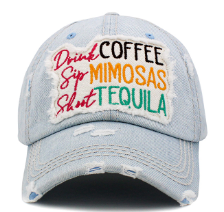 LIGHT DENIM COFFEE MIMOSAS TEQUILA CAP