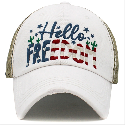 HELLO FREEDOM HAT